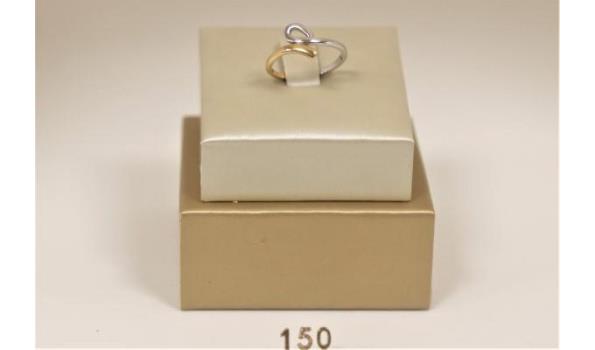 zilver/goudkleurige ring m54 (WKP 450€)